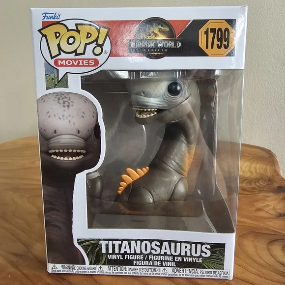 Funko Movies Jurassic World Titansaurus Vinyl Figure - Gray with Orange Spines - Picture 2 of 7